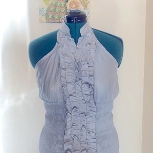 Poetry, silver/grey top size Large